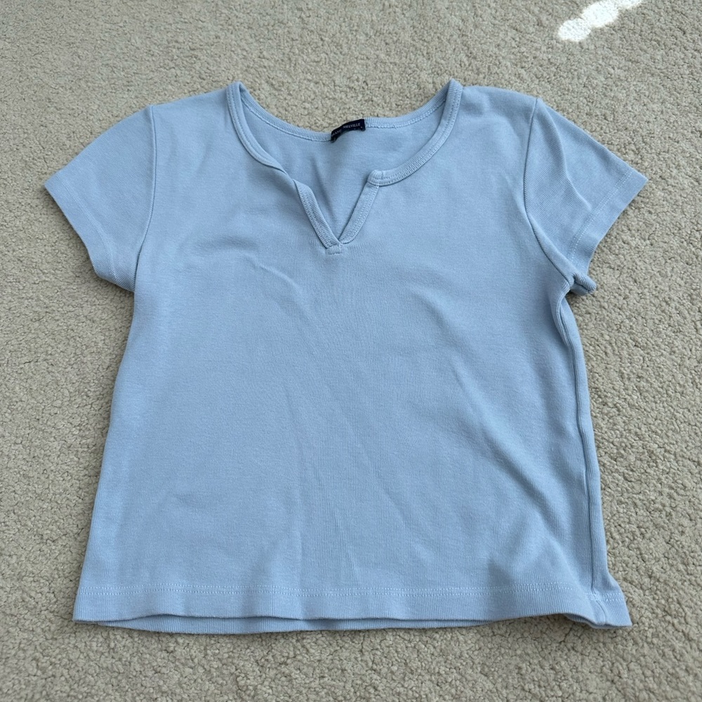 Brandy Melville Light Blue Ashlyn Top